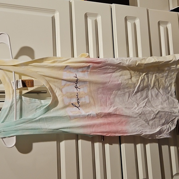 Victoria's Secret Pink Tank Top - Light Pink And One Tye Dye - Picture 4 of 5